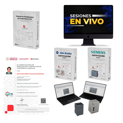 PACK CERTIFICACION COMO PROGRAMADOR PLC