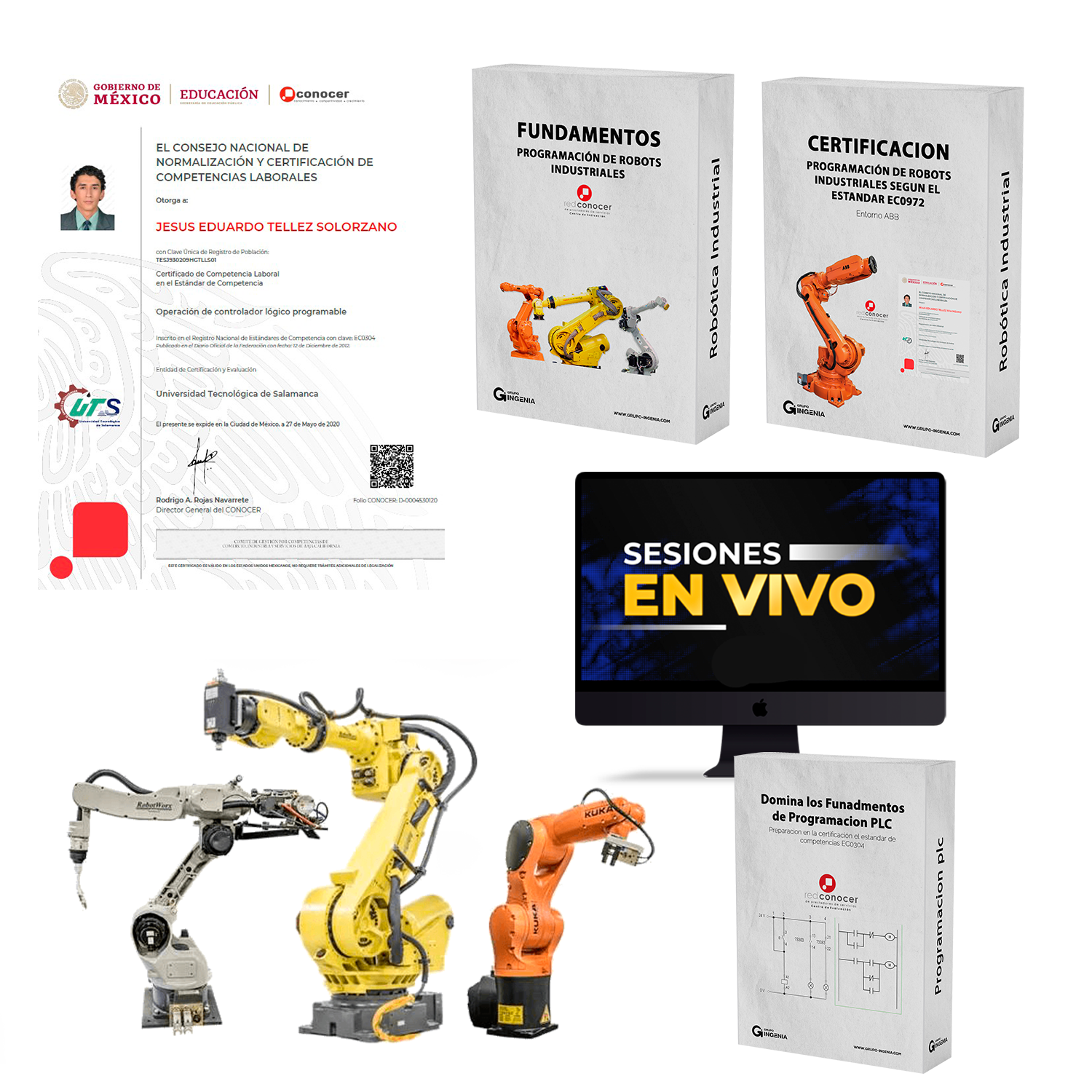 Pack Programador de Robots Industriales