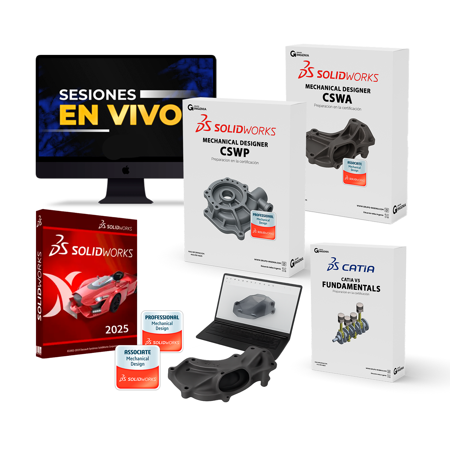Pack Doble Certificacion SolidWorks